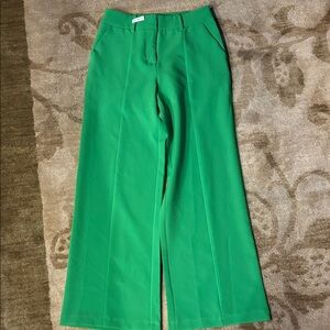 New York and Company green trousers, gorgeous pants just too big for me